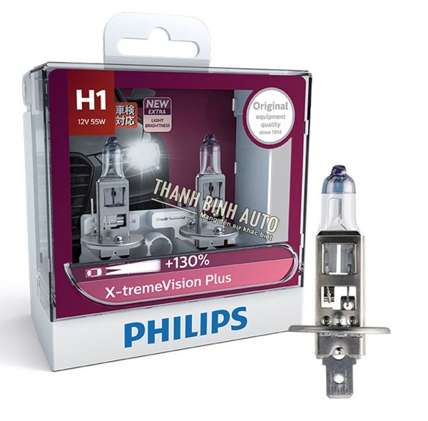 Bóng đèn Xenon Ô tô H1 Philips Xtreme Vison Plus 130