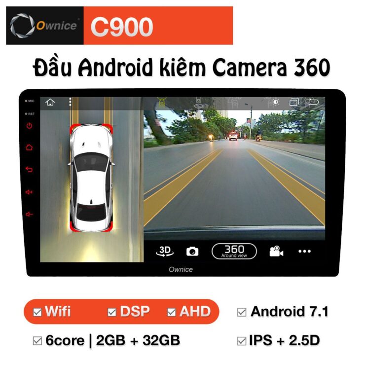 Camera 360 độ ô tô 3D Ownice