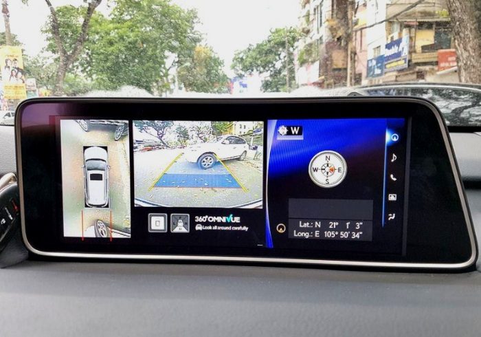 Camera 360 độ ô tô cho xe Lexus RX 350