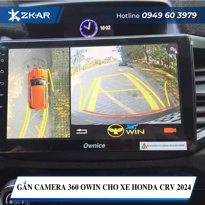 Camera 360 độ ô tô Owin cho xe Honda CRV