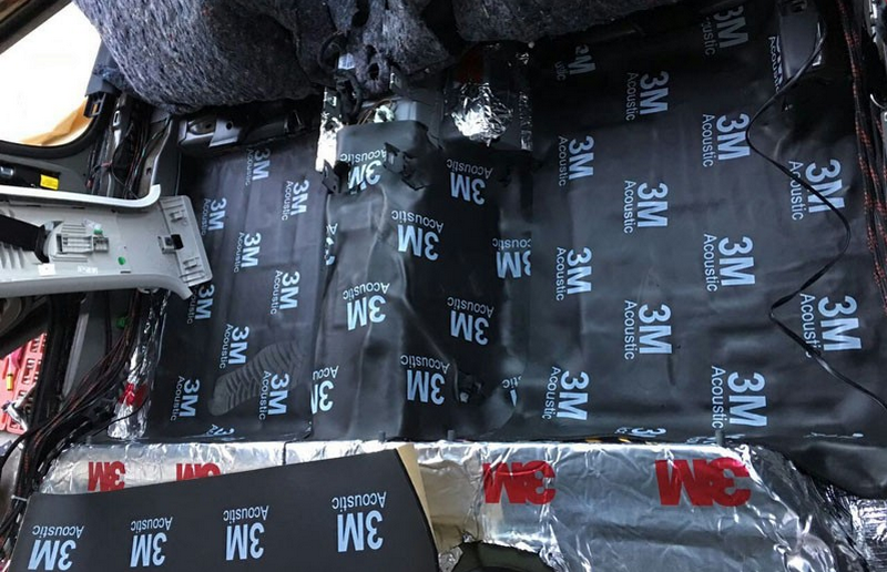 Chống ồn và cách âm cho xe ô tô bằng vật liệu 3m