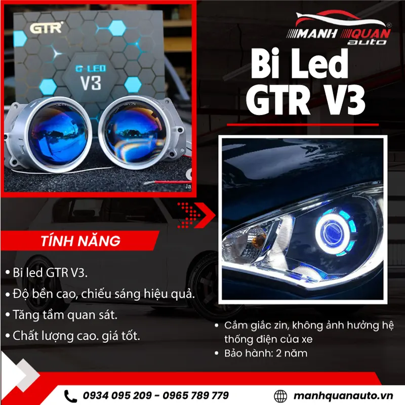Địa chỉ bán Bóng đèn ô tô GTR uy tín chính hãng tại Hà Nội