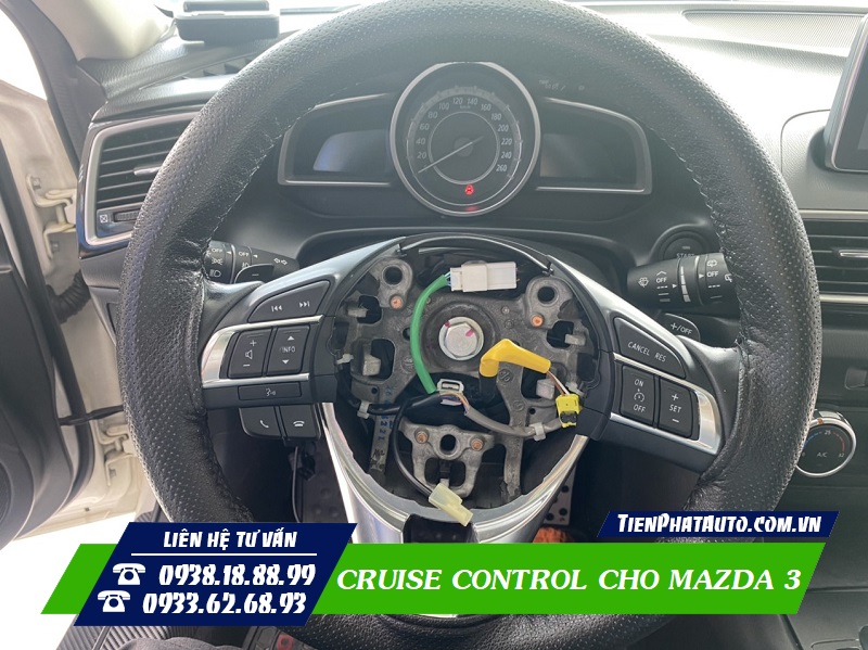 Hệ thống kiểm soát hành trình Cruise Control ô tô cho xe Mazda 3