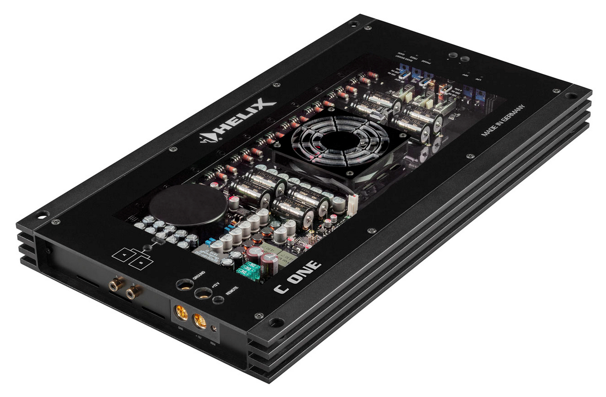 Nhà phân phối Amly ô tô 1 kênh Helix nhập khẩu từ Châu Âu