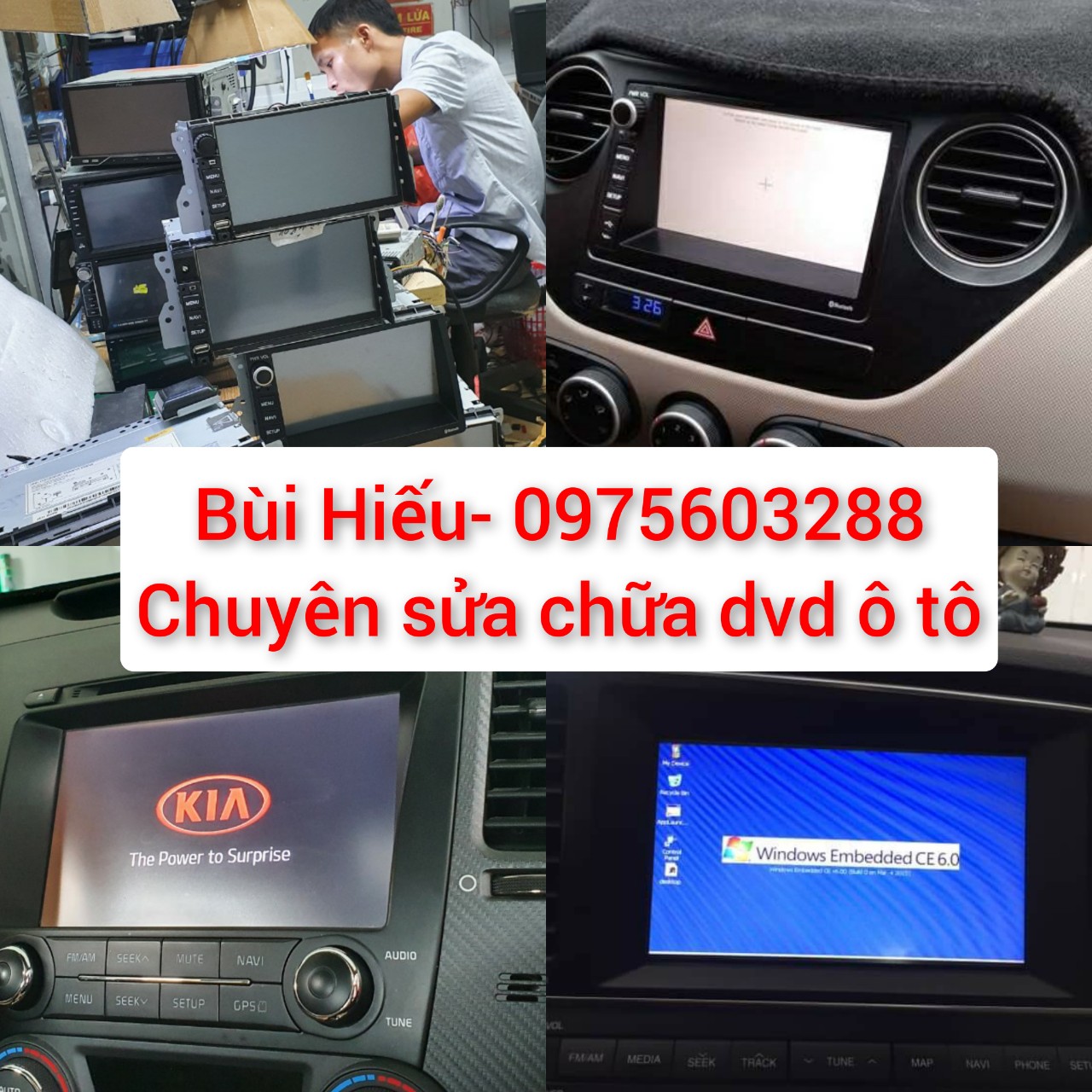 Sửa chữa màn hình DVD ô tô và đầu đĩa CD ô tô